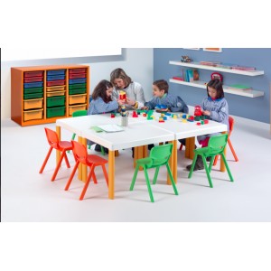 Table Et Chaise pour Enfant Ensemble Table Et Chaise pour Enfants avec  Chaises, Table D'étude De Jouets D'éducation Préscolaire en Plastique  Coloré